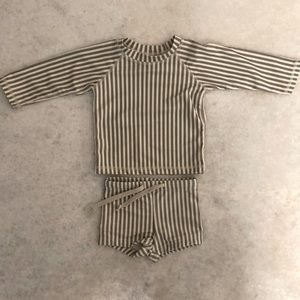 Rylee + Cru Rash Guard Set 3-6m
